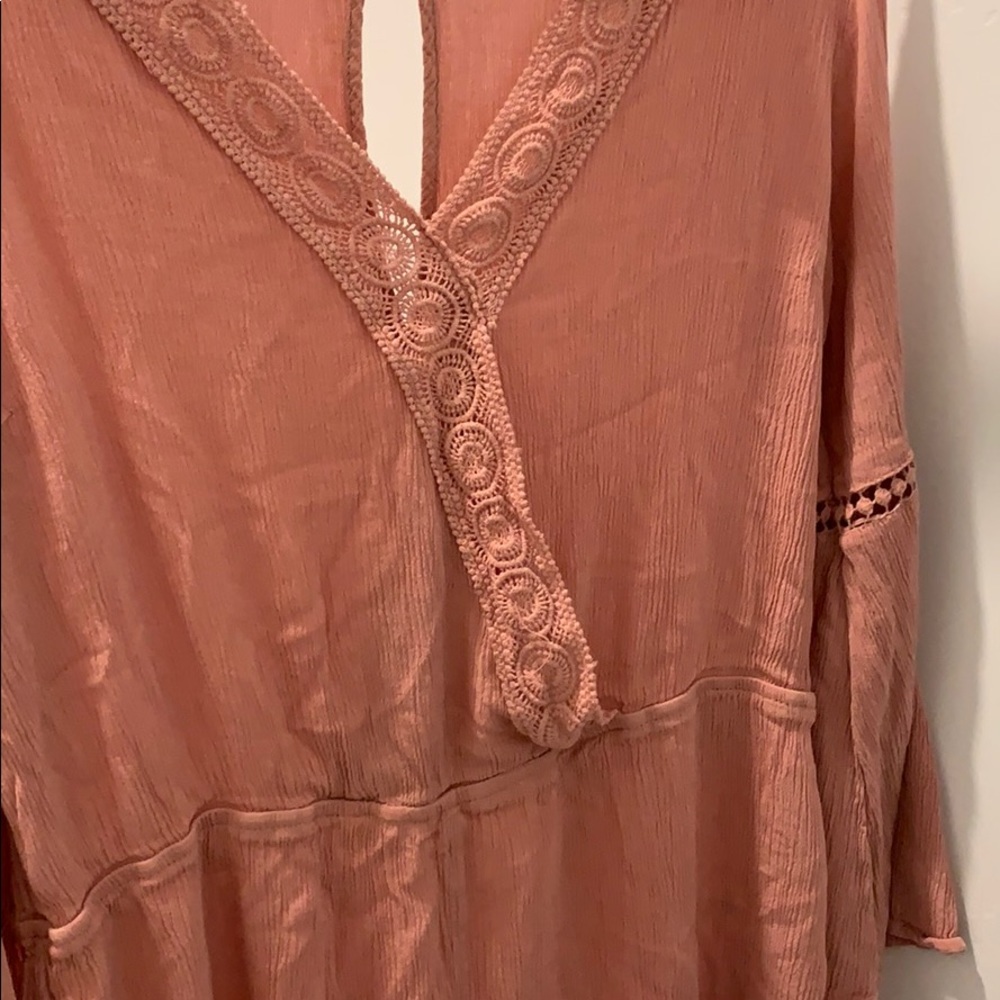 Dusty pink romper